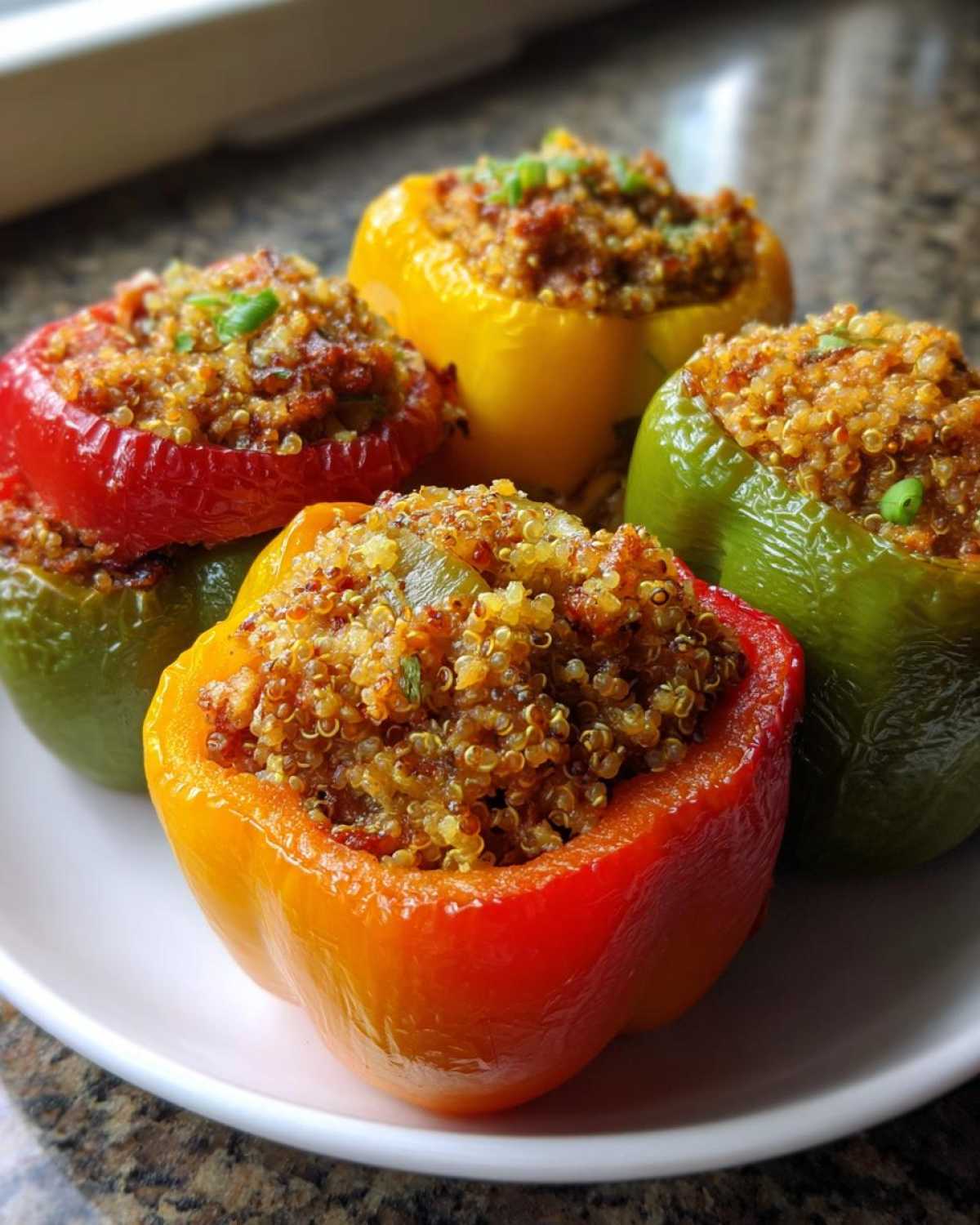 Stuffed Bell Peppers with Quinoa and Turkey - detail 1