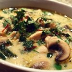 Thai Coconut Soup (Tom Kha) for Lunch