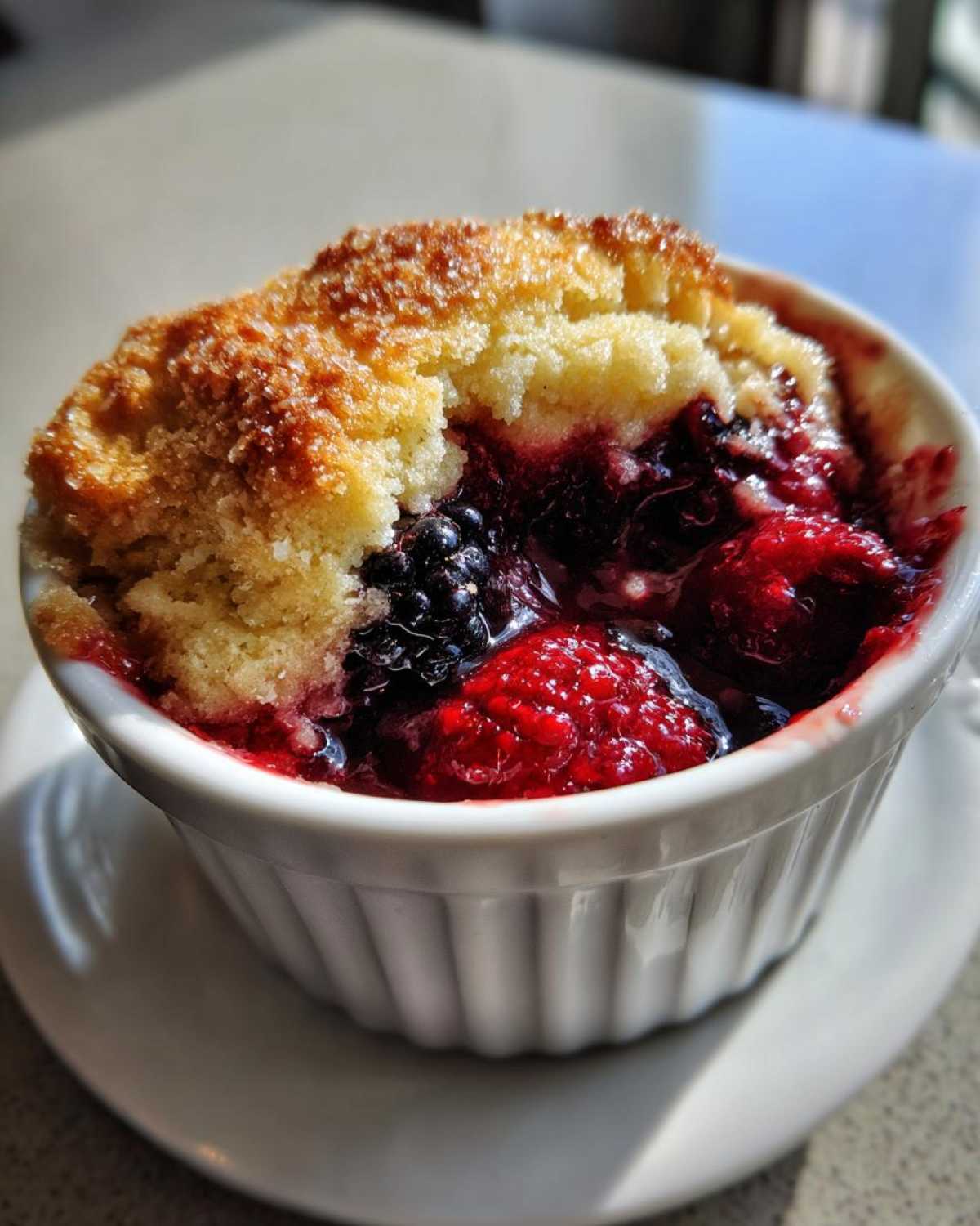 Triple Berry Cobbler - detail 3