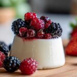 Vanilla Bean Panna Cotta with Berries
