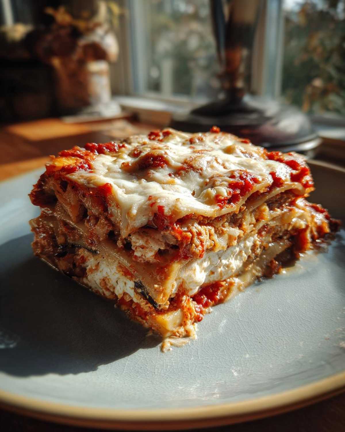 Vegetarian Eggplant Lasagna - detail 1