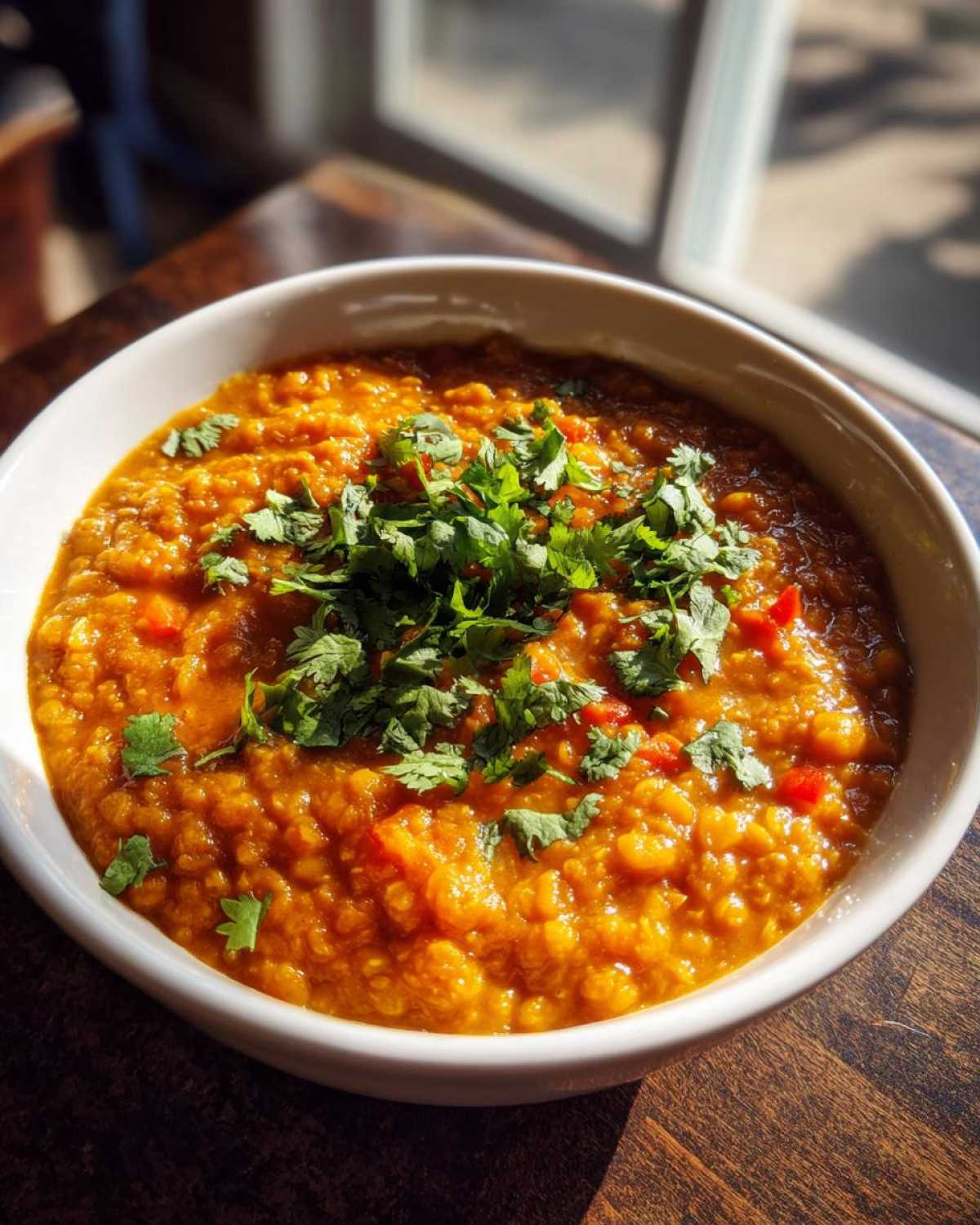 Vegetarian Lentil Curry - detail 2