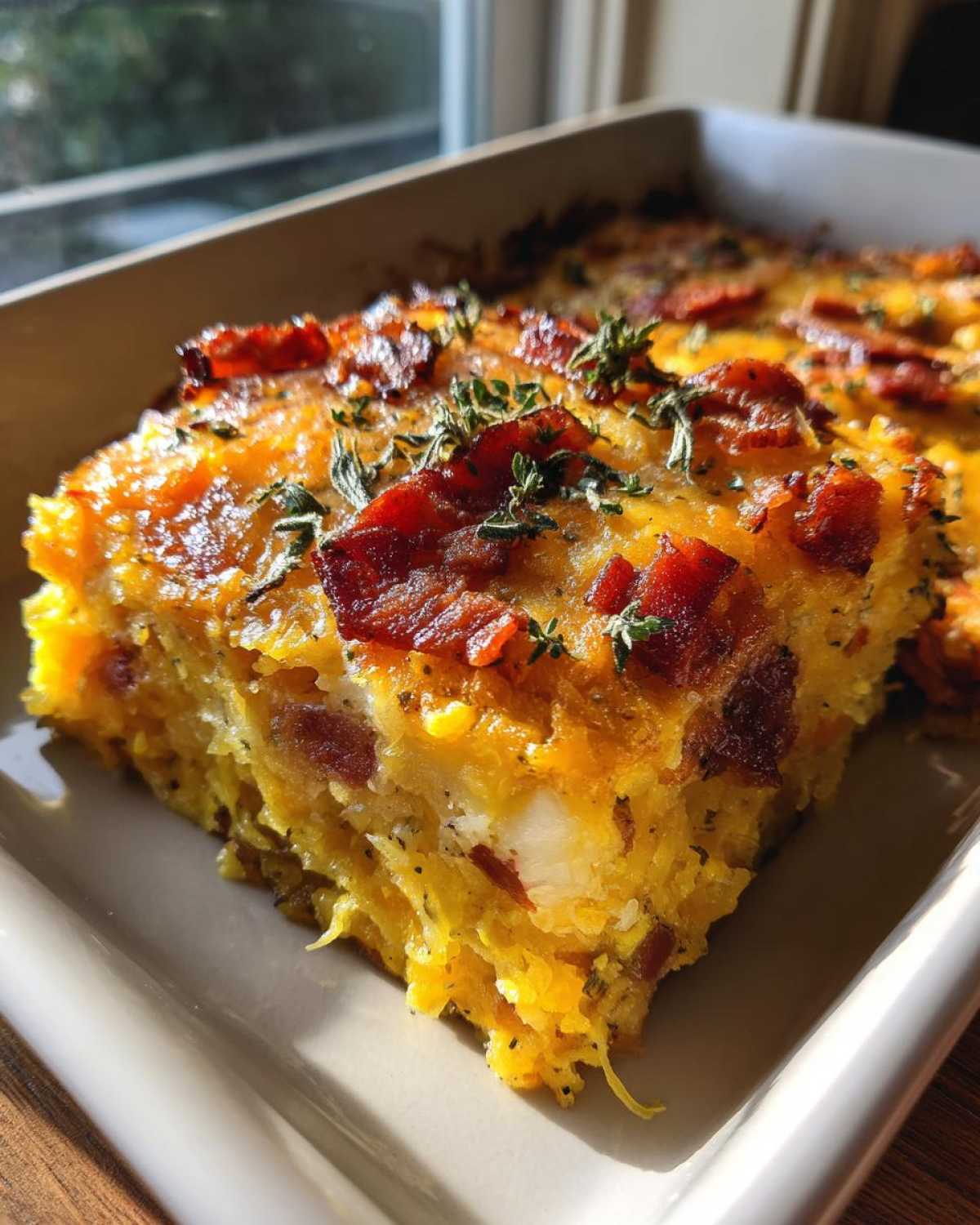 Bacon squash casserole - detail 3