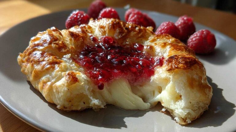 Amazing Baked Brie in Puff Pastry with Raspberry Jam Baked Brie in Puff Pastry with Raspberry Jam