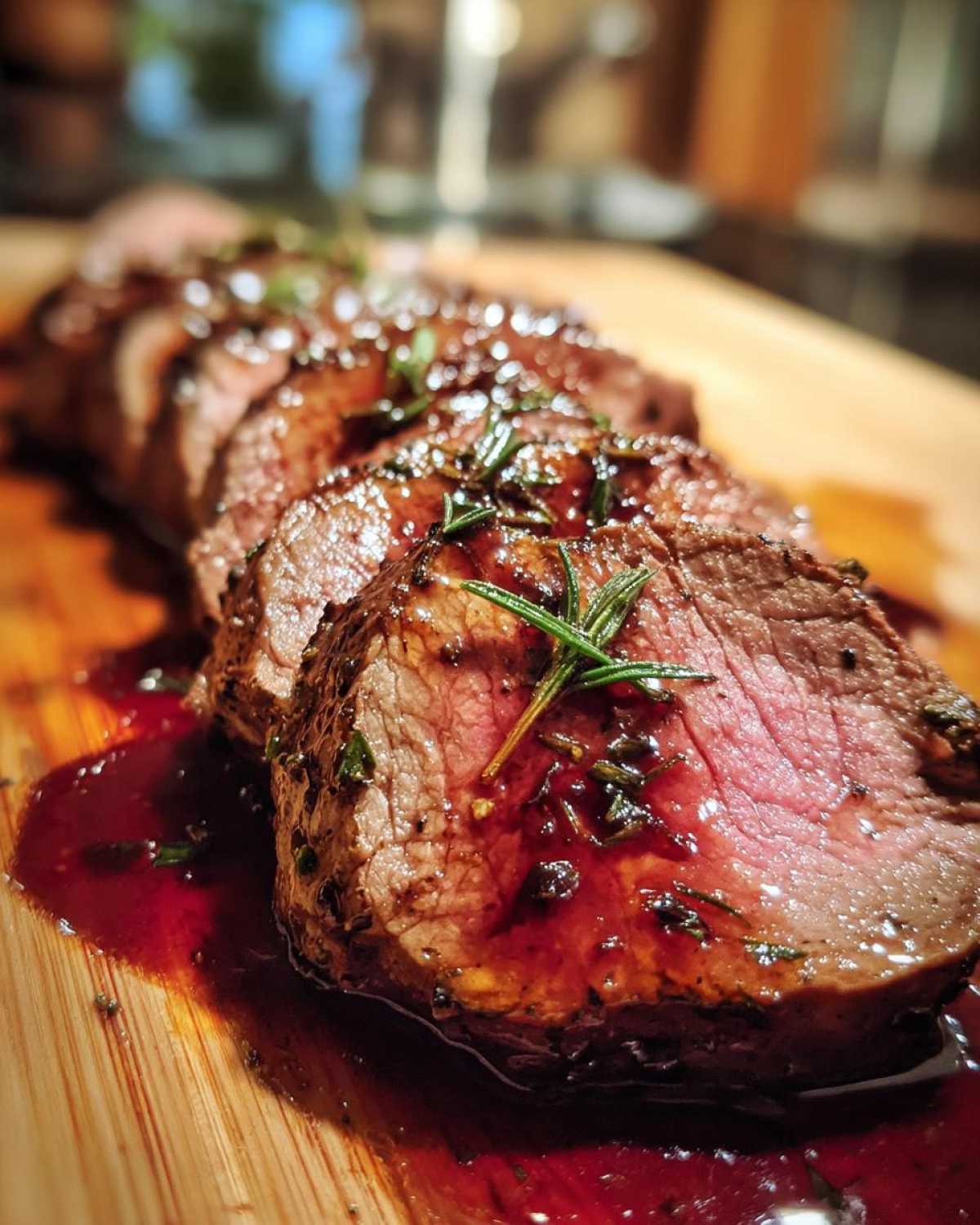 Beef Tenderloin Roast with Red Wine Sauce - detail 1