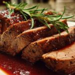 Beef Tenderloin Roast with Red Wine Sauce