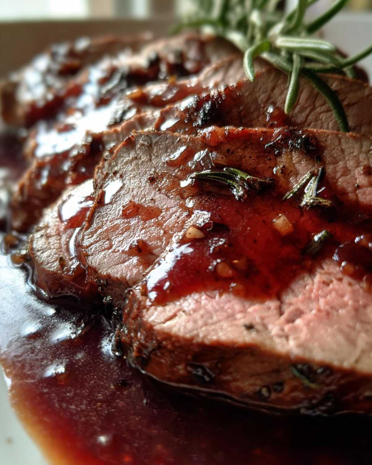 Beef Tenderloin Roast with Red Wine Sauce - detail 3
