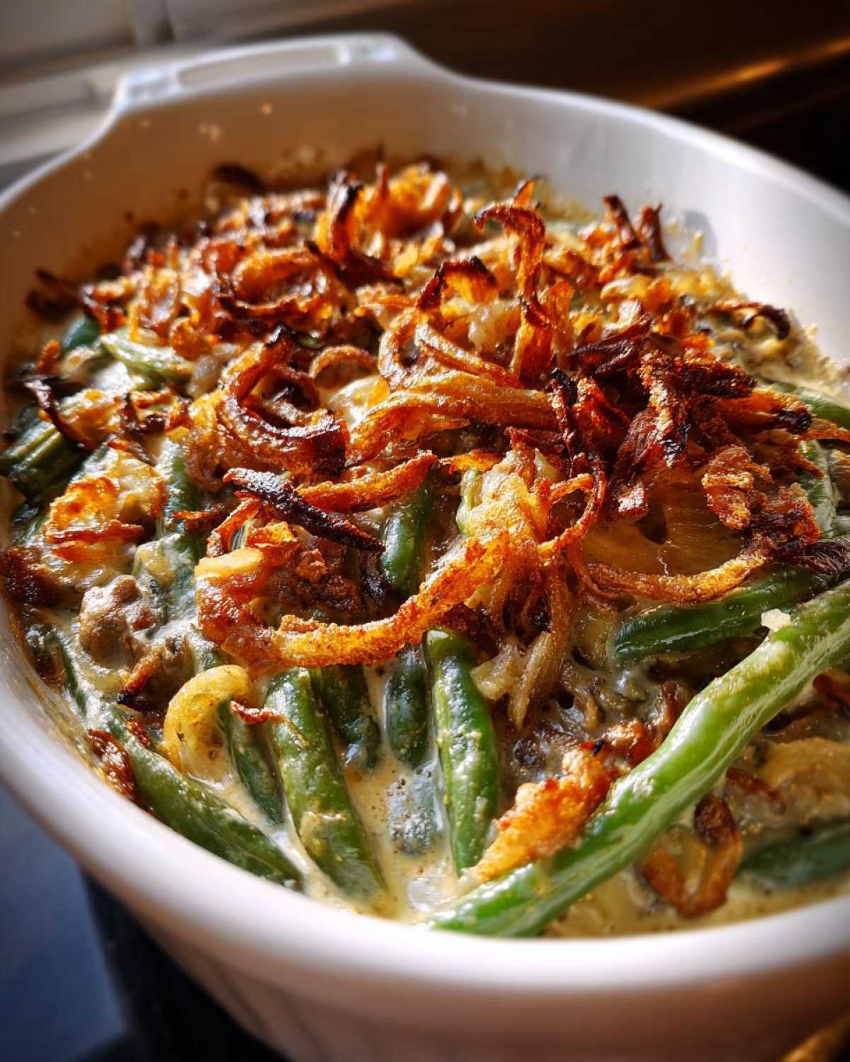 Caramelized Onion Green Bean Casserole - detail 2