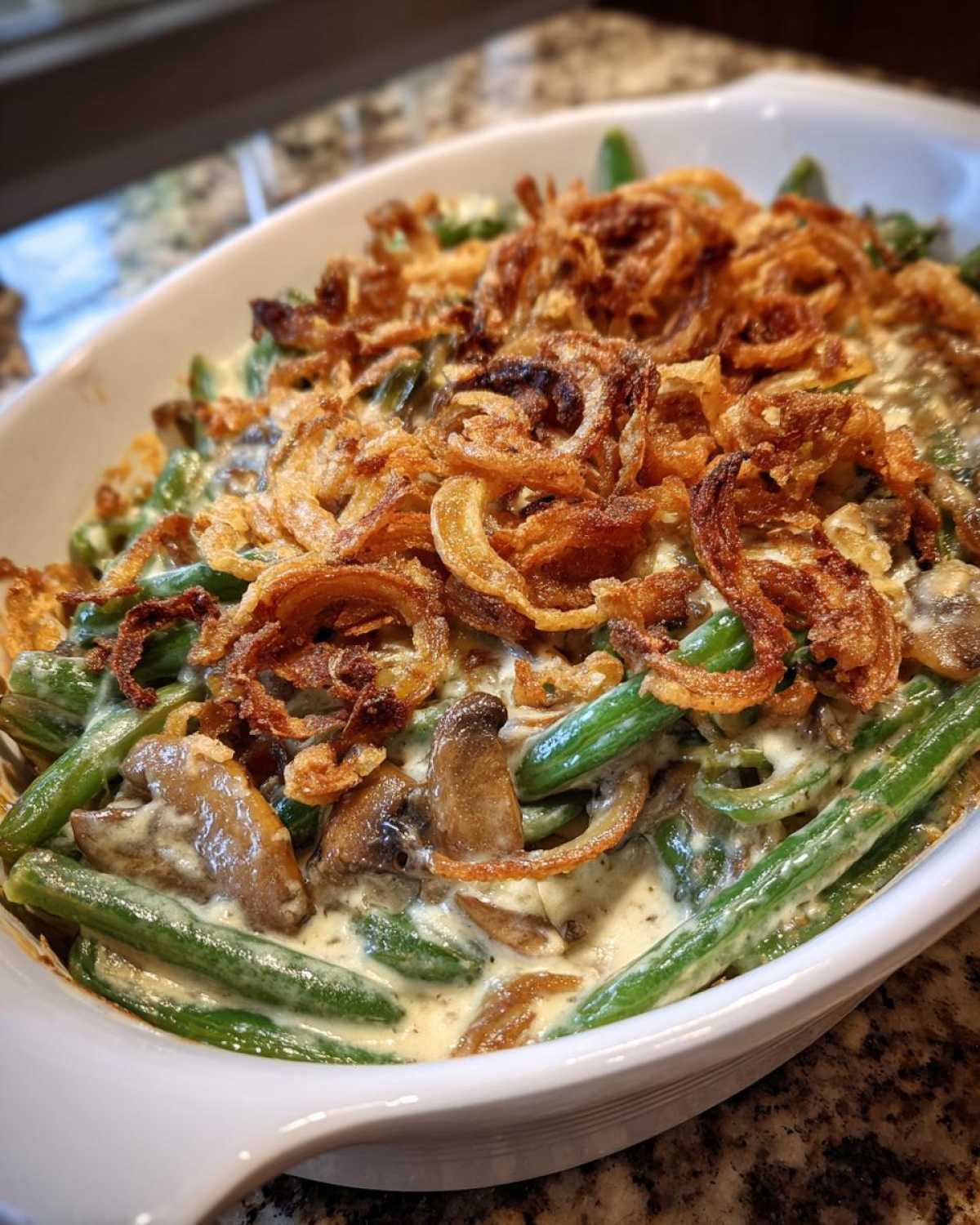 Caramelized Onion Green Bean Casserole - detail 3