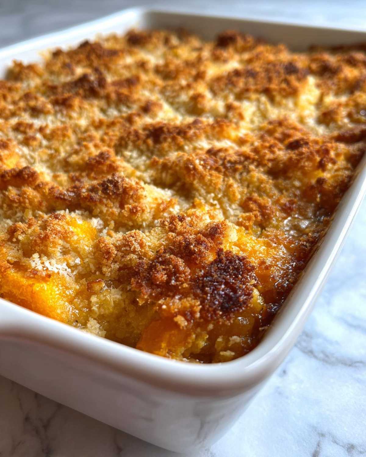 Cheesy squash casserole - detail 2