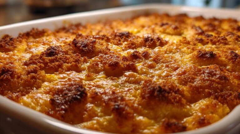 Cheesy squash casserole