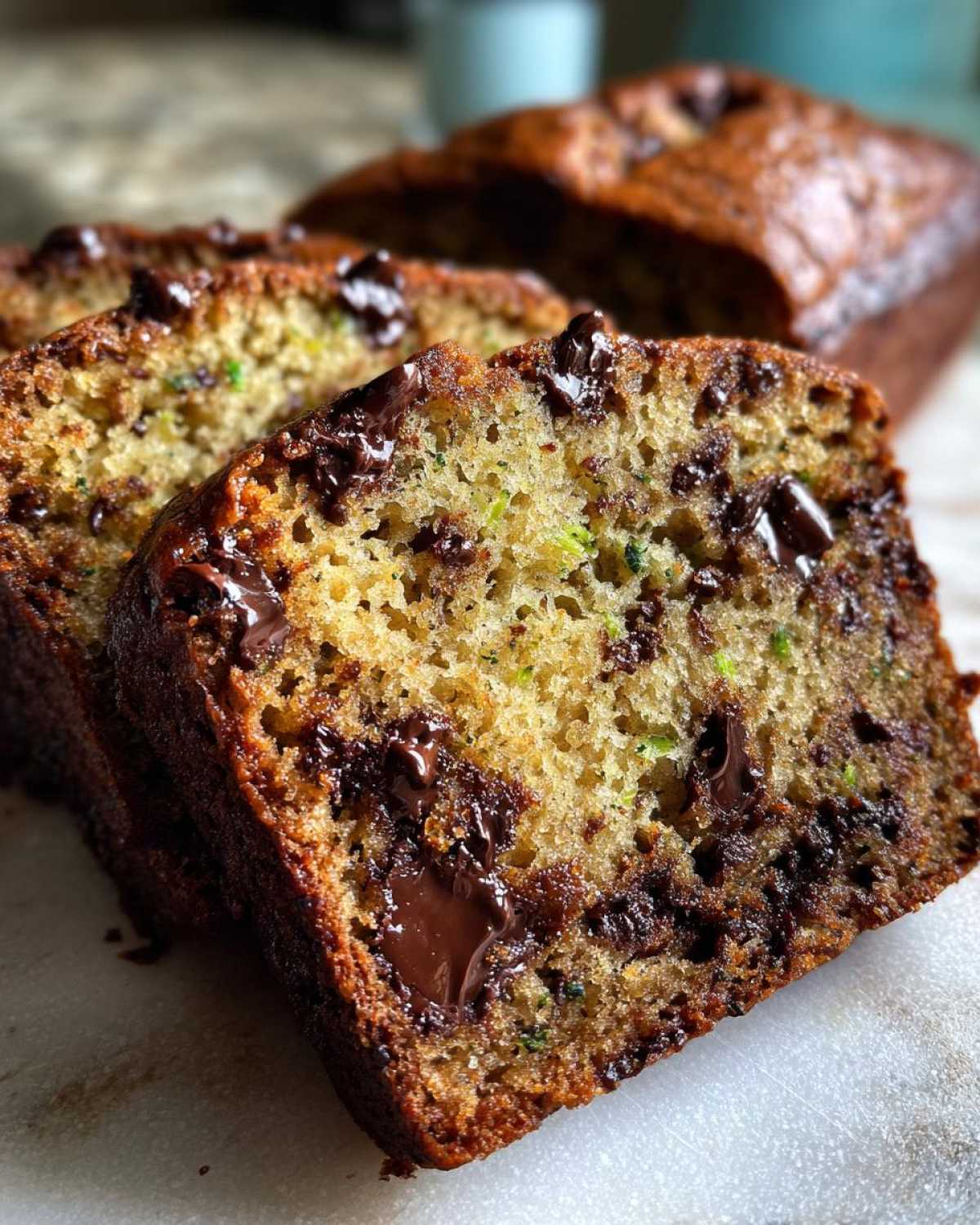 Chocolate Chip Zucchini Bread - detail 1