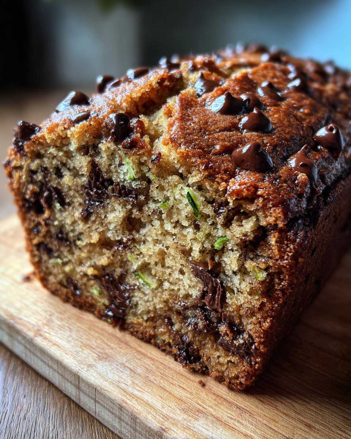 Chocolate Chip Zucchini Bread - detail 3