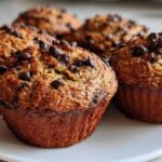 Chocolate chip zucchini muffins