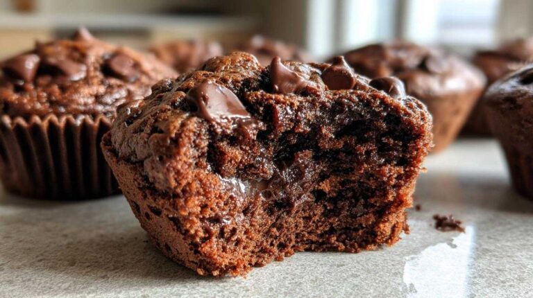 Chocolate protein muffins