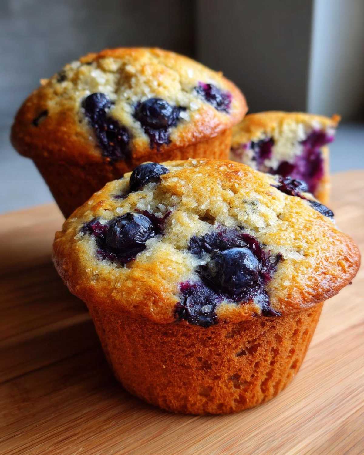 Classic blueberry muffins - detail 1