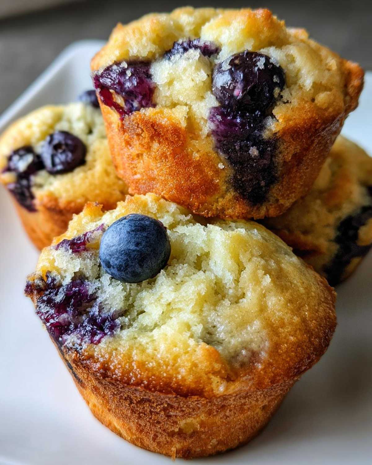 Classic blueberry muffins - detail 2