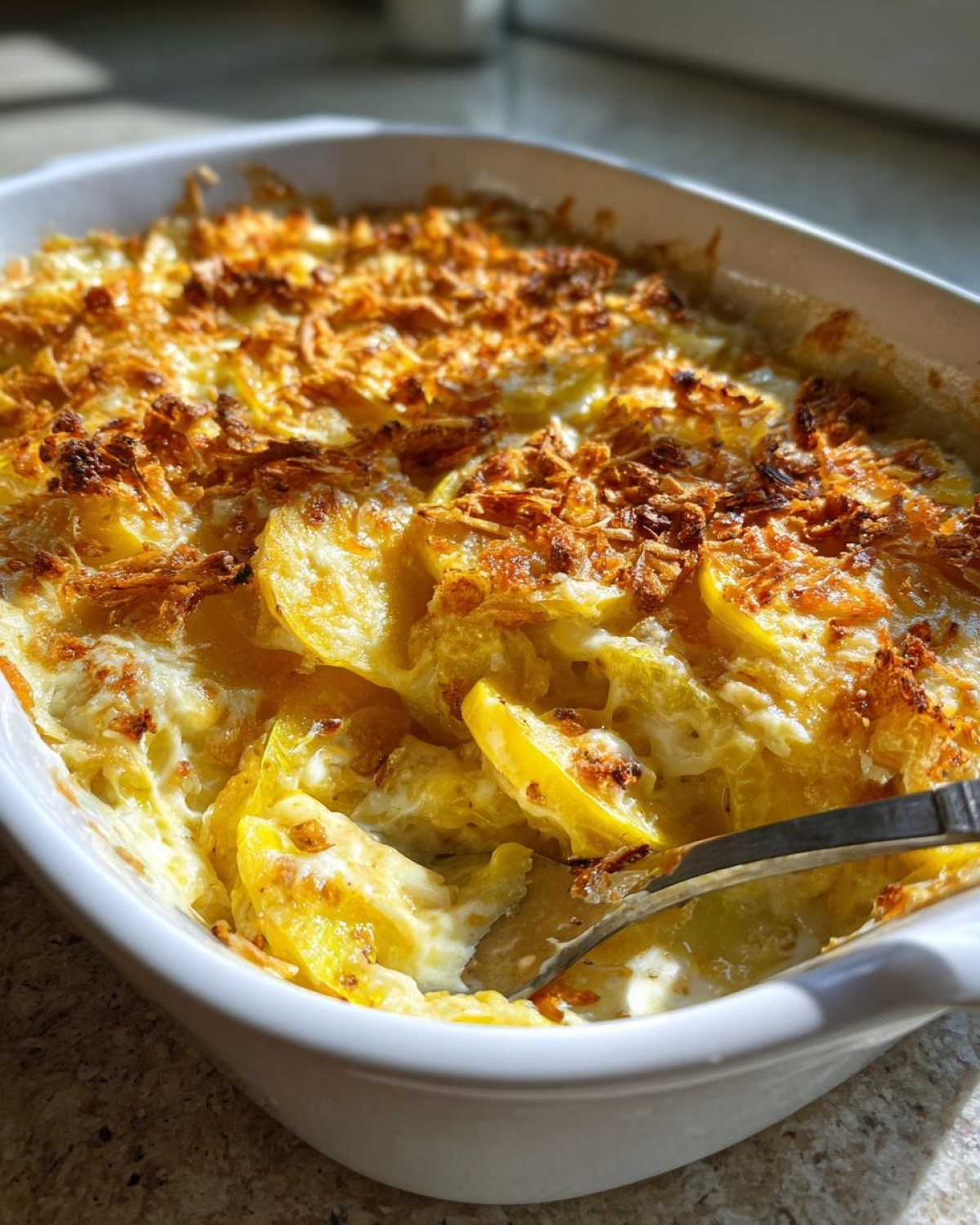 Classic squash casserole - detail 1