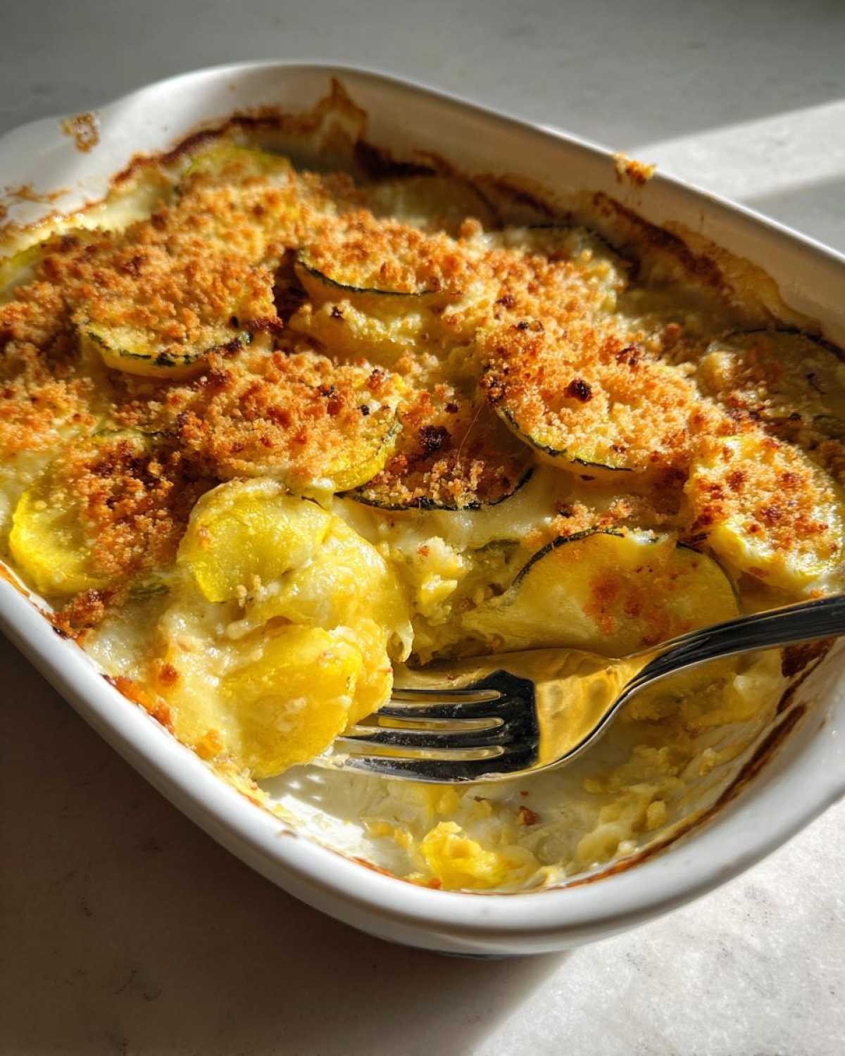 Classic squash casserole - detail 2