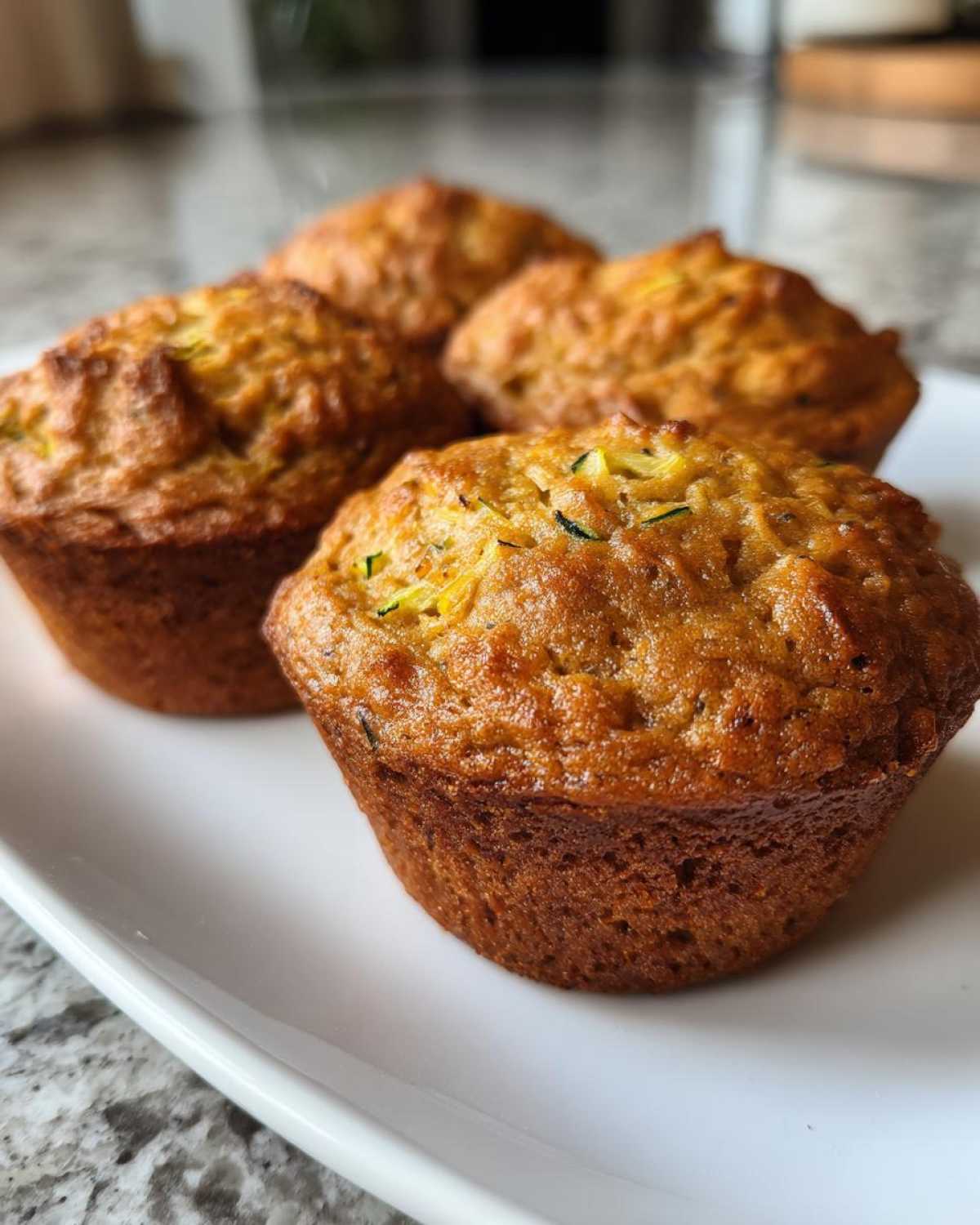 Classic zucchini muffins - detail 2