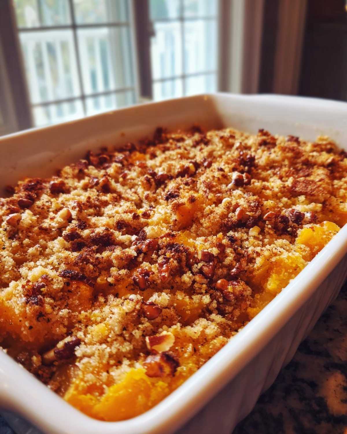 Crunchy topping squash casserole - detail 2