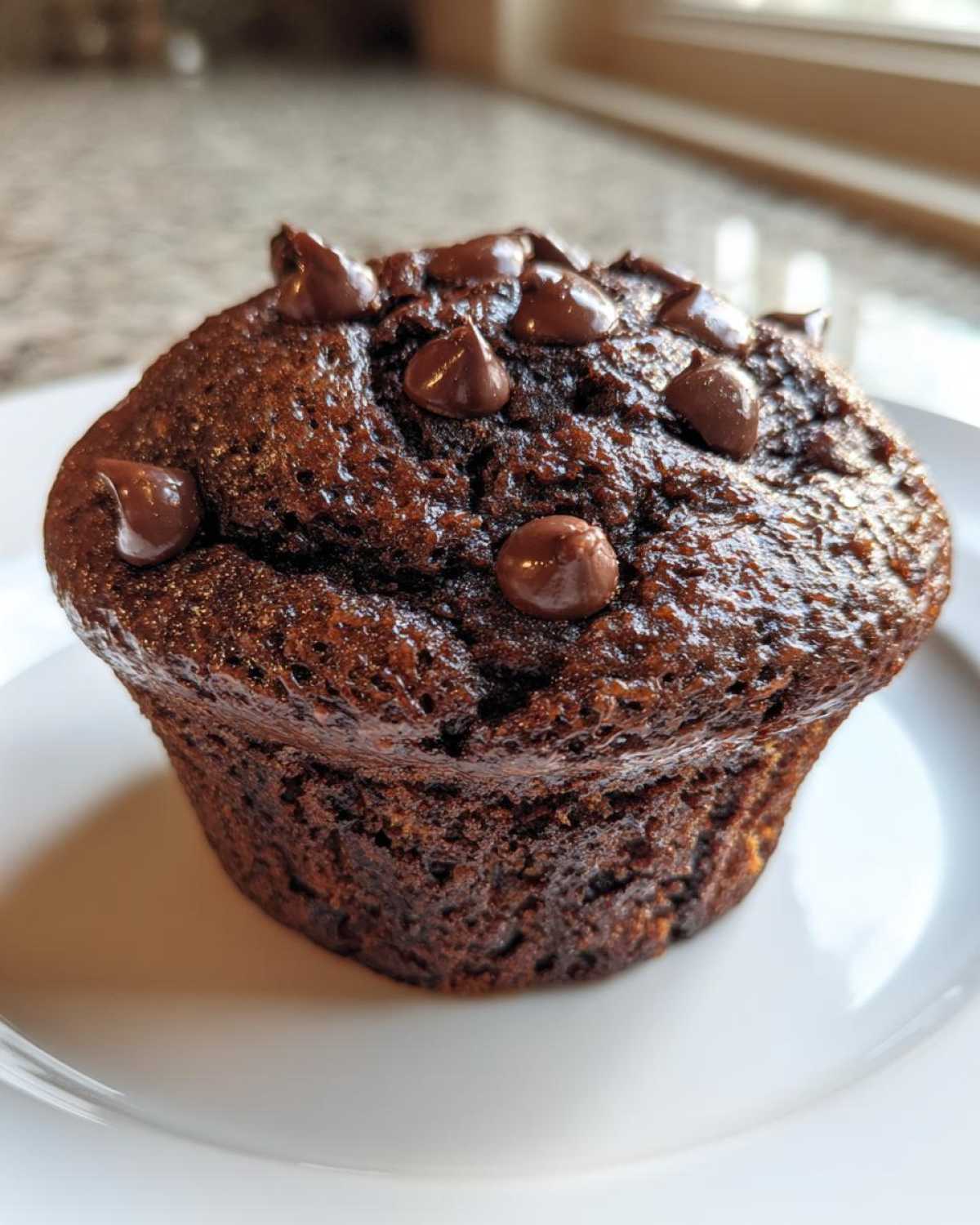 Double chocolate chip muffins - detail 4