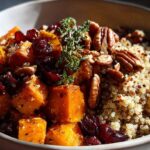 Fall Harvest Grain Bowl with Cranberries