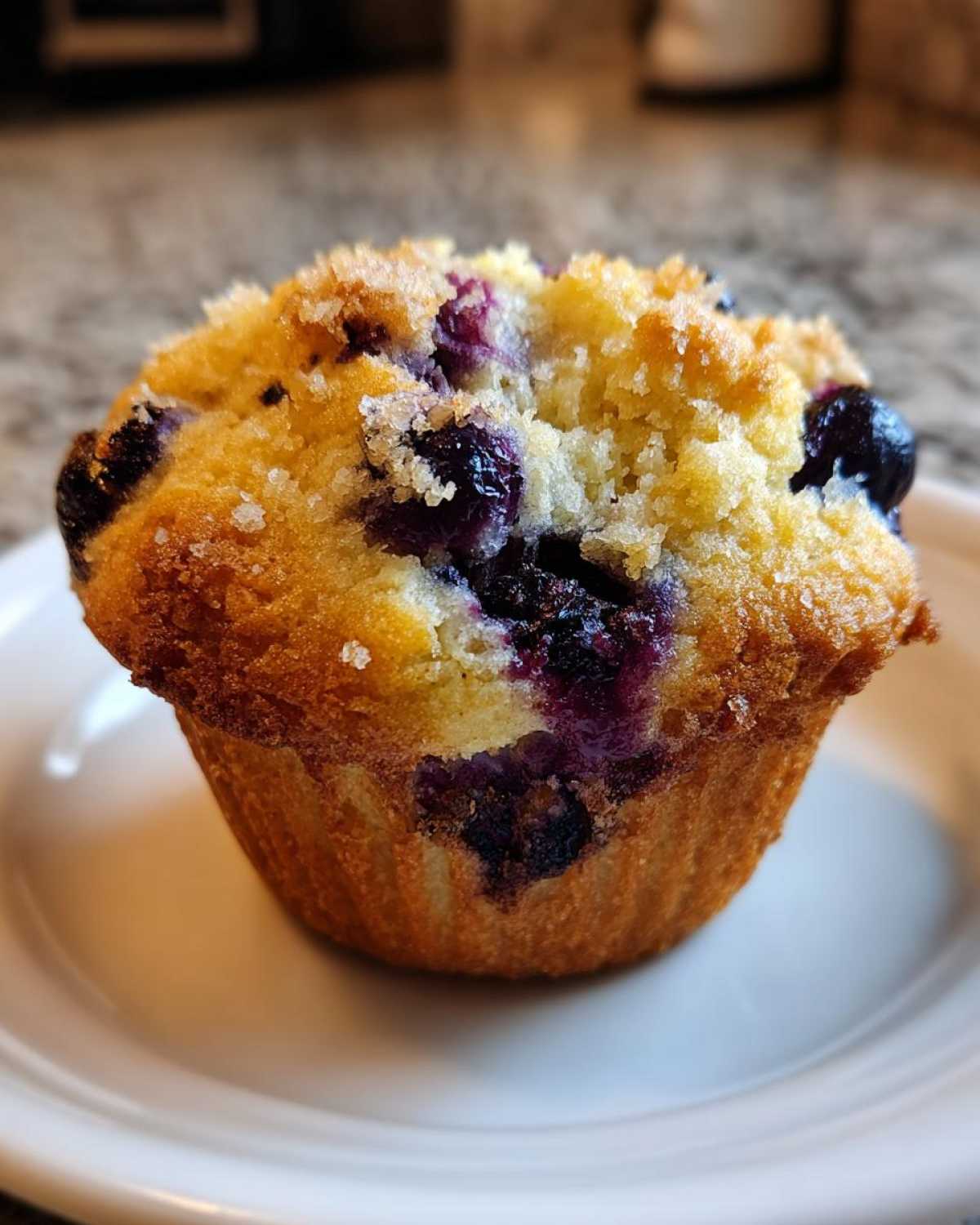 Gluten-free blueberry muffins - detail 1