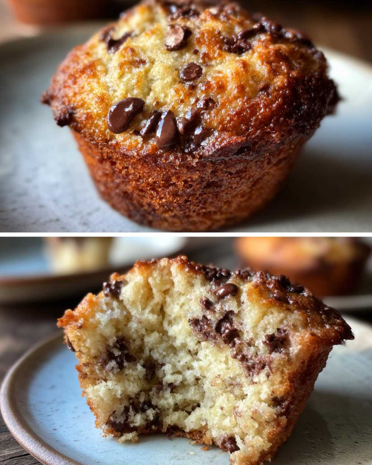 Gluten-free chocolate chip muffins - detail 3