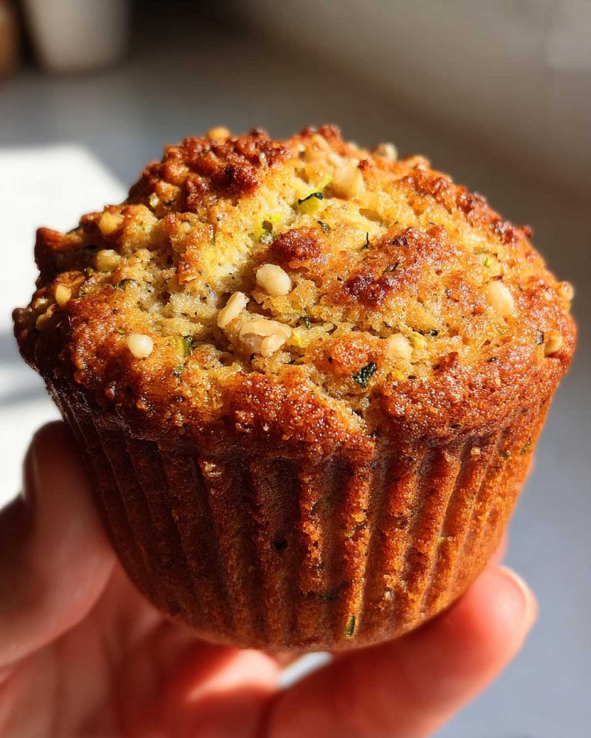 Gluten-free zucchini muffins - detail 3