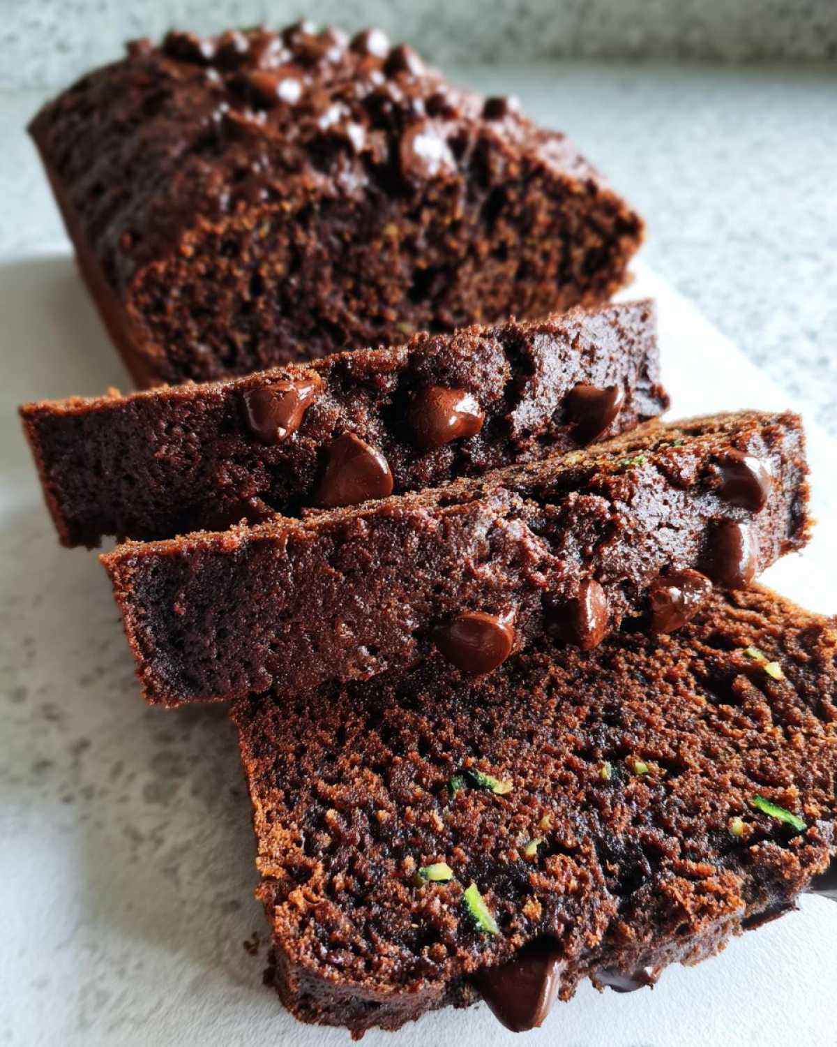 Healthy Double Chocolate Zucchini Bread Gluten Free - detail 1