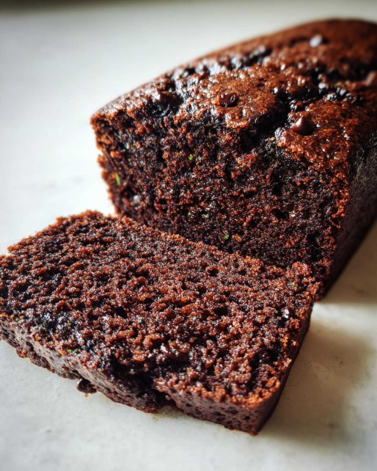 Healthy Double Chocolate Zucchini Bread Gluten Free - detail 2