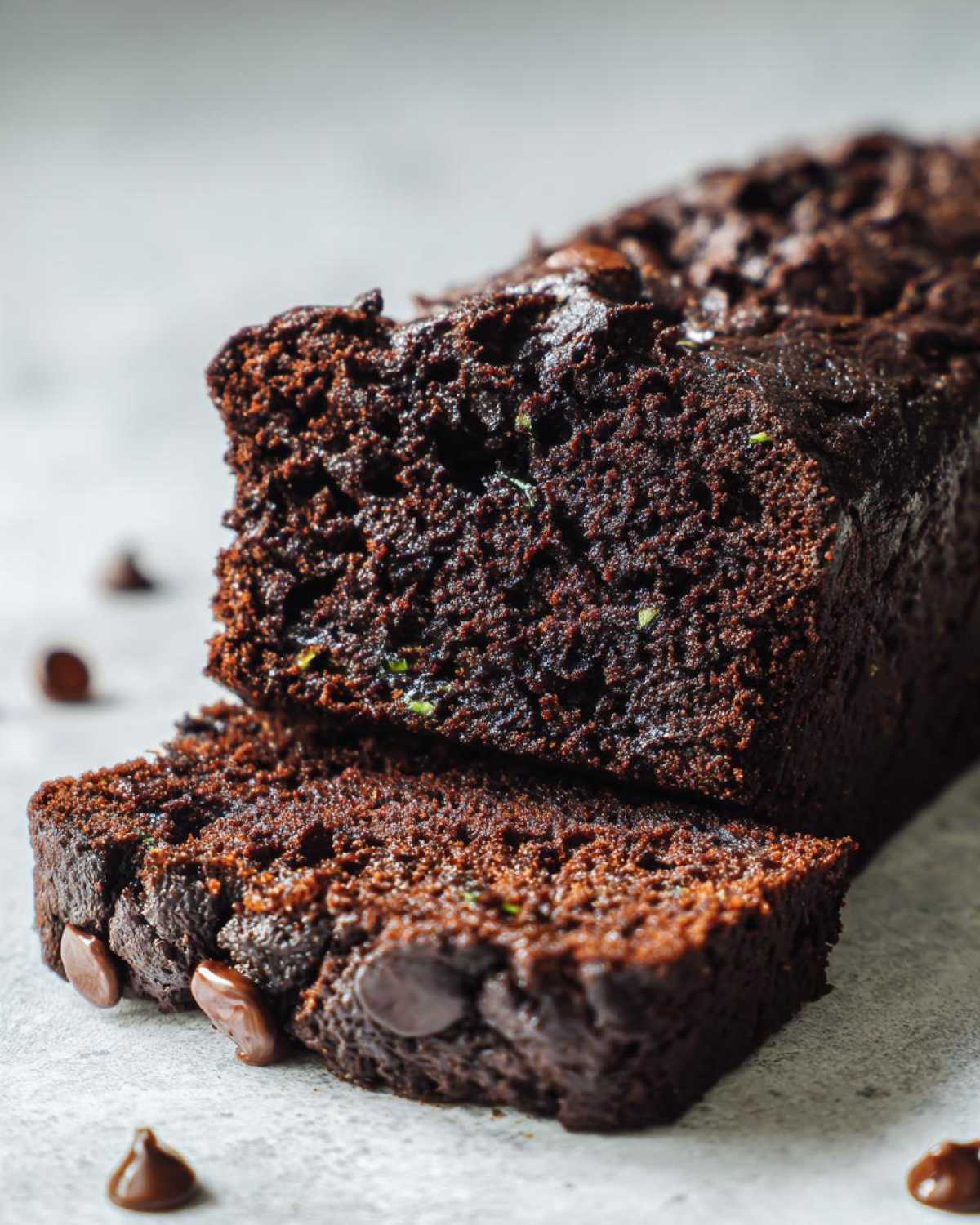 Healthy Double Chocolate Zucchini Bread Gluten Free - detail 4