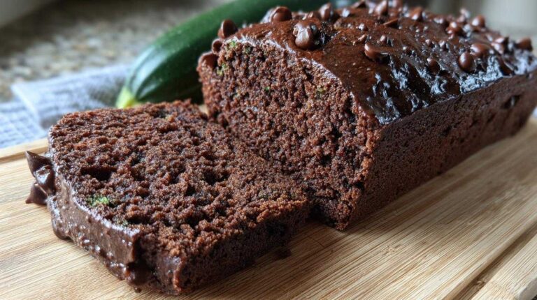 Healthy Double Chocolate Zucchini Bread Gluten Free