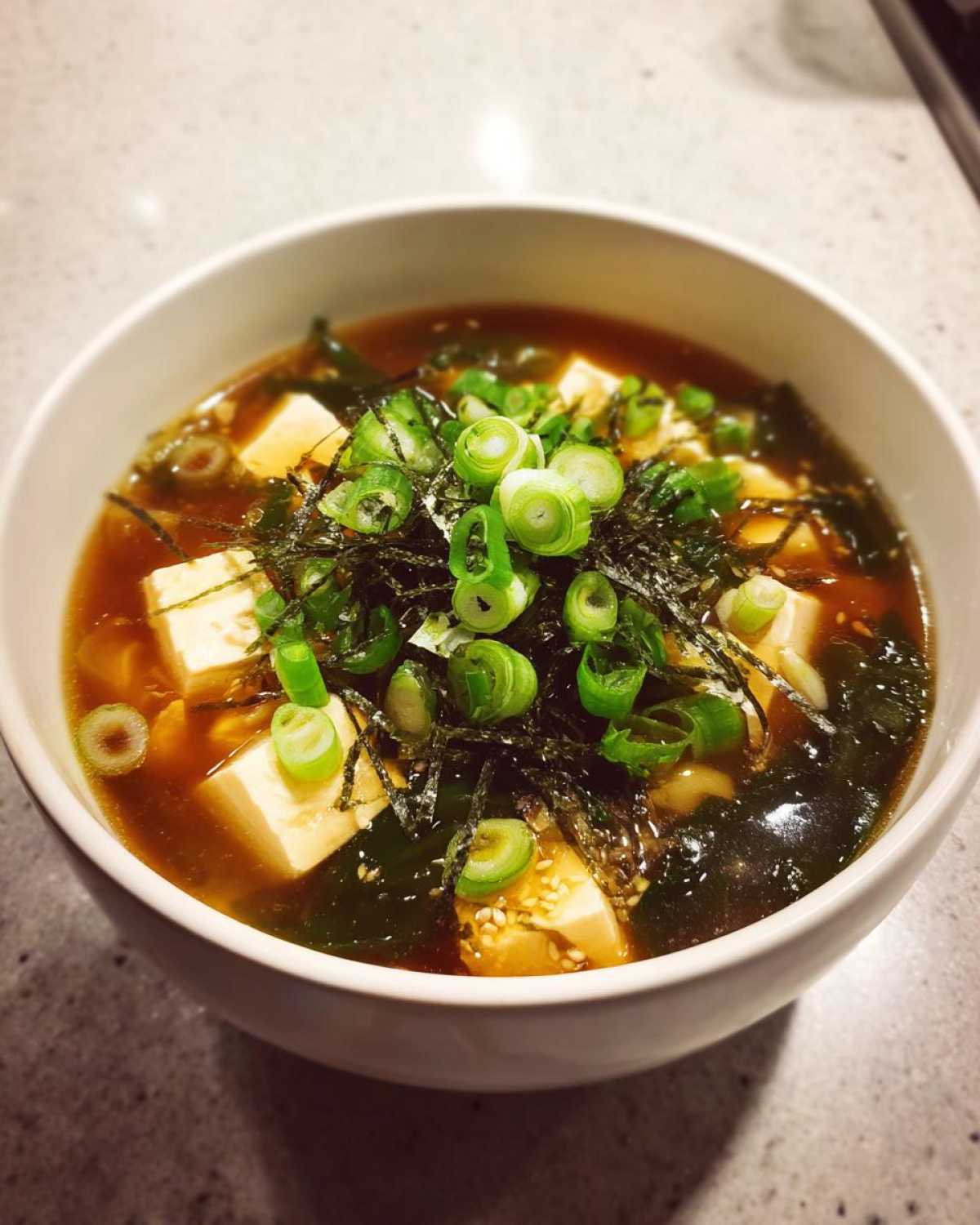 Japanese Miso Ginger Soup - detail 4