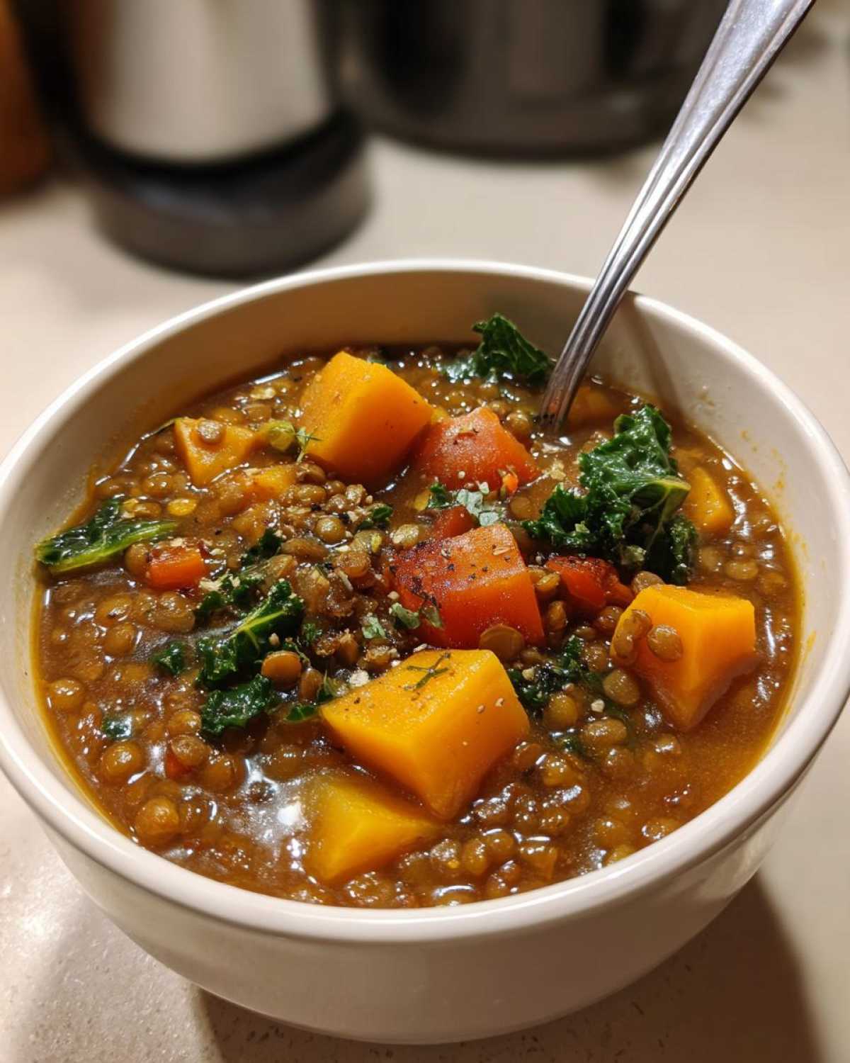 Lentil Stew with Winter Vegetables - detail 3
