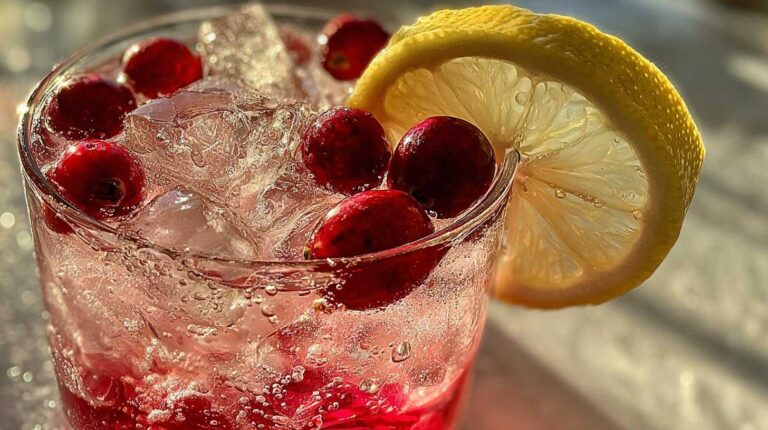 Limoncello Cranberry Spritzer