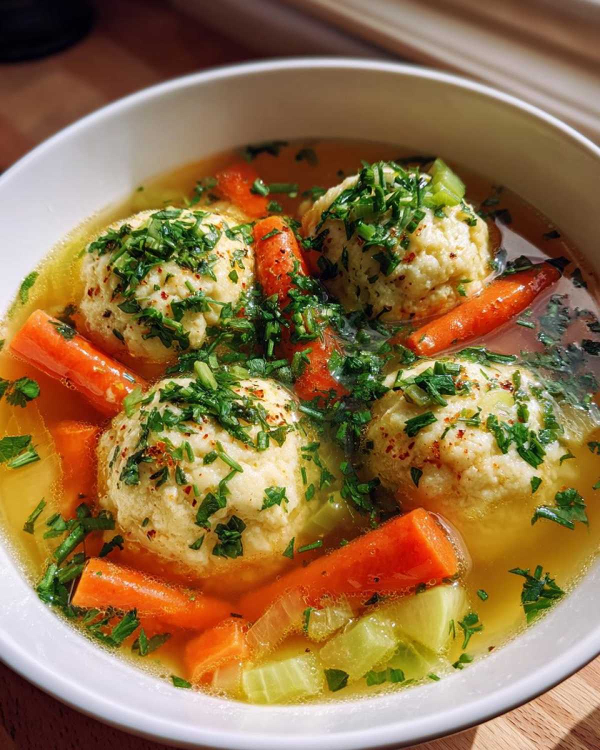 Matzo Ball Soup (Holiday Comfort) - detail 2