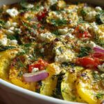Mediterranean squash casserole