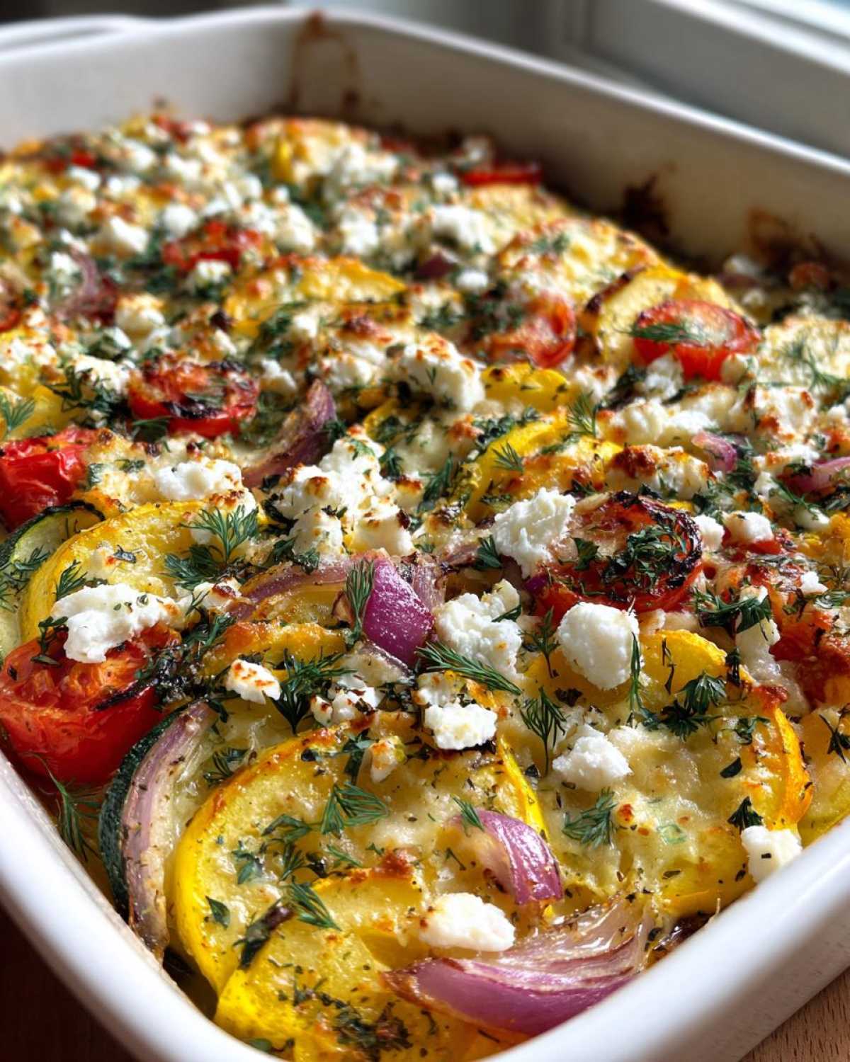 Mediterranean squash casserole - detail 4