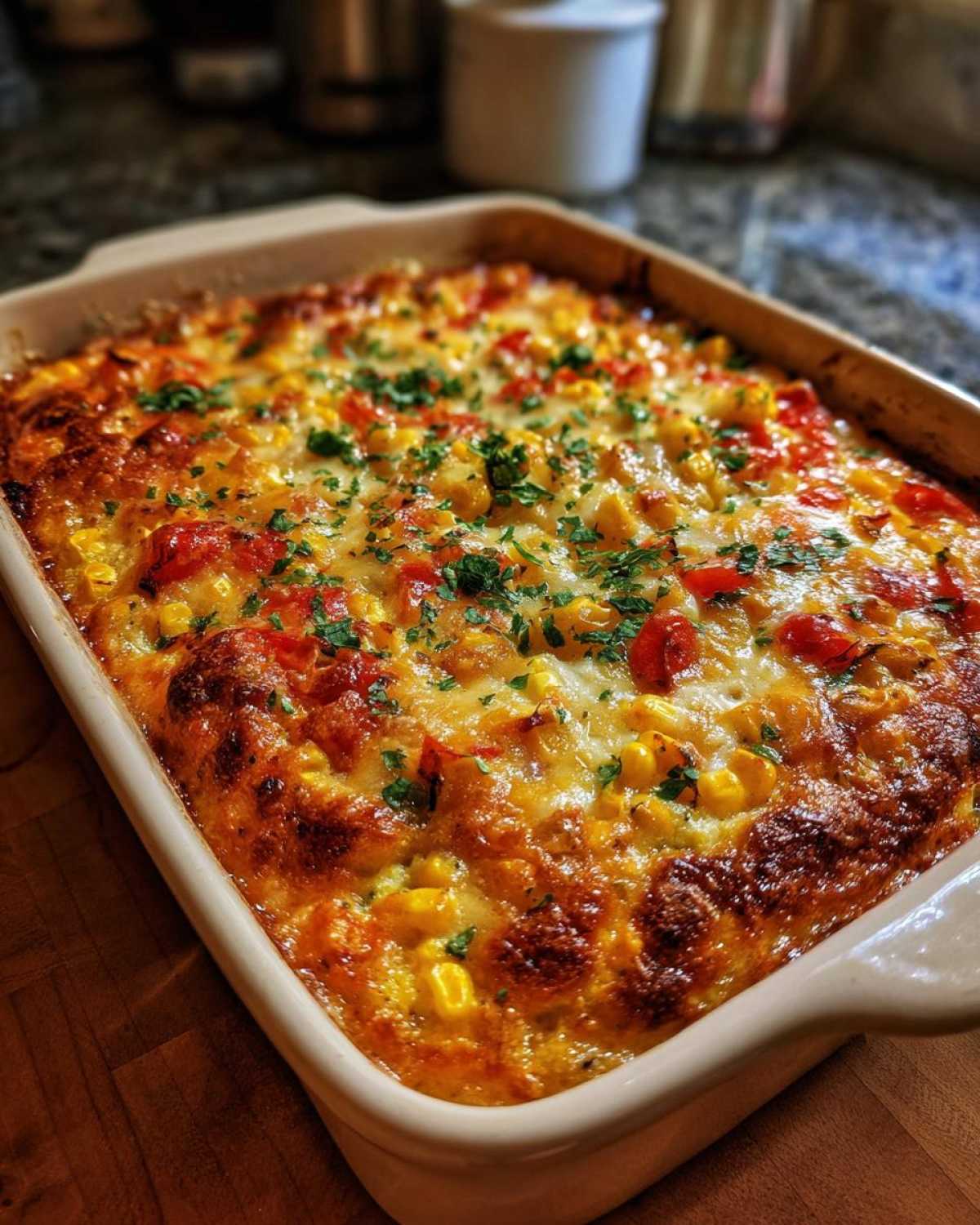 Mexican squash casserol - detail 2