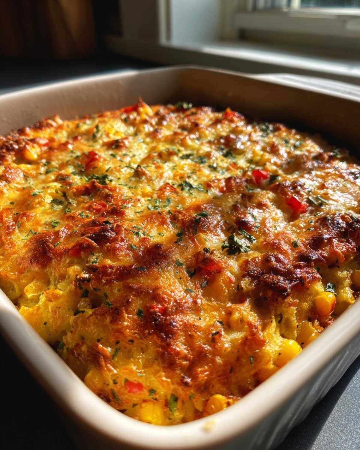Mexican squash casserol - detail 4