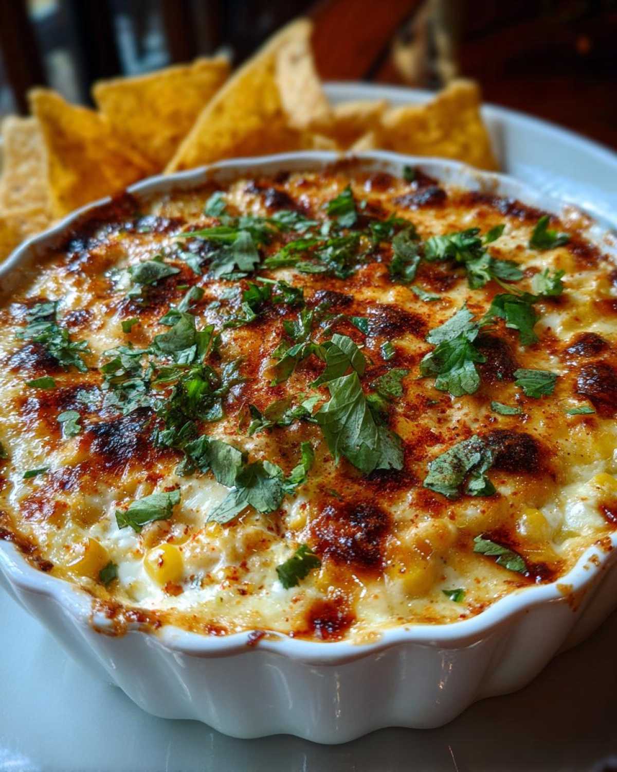 Mexican street corn dip - detail 1