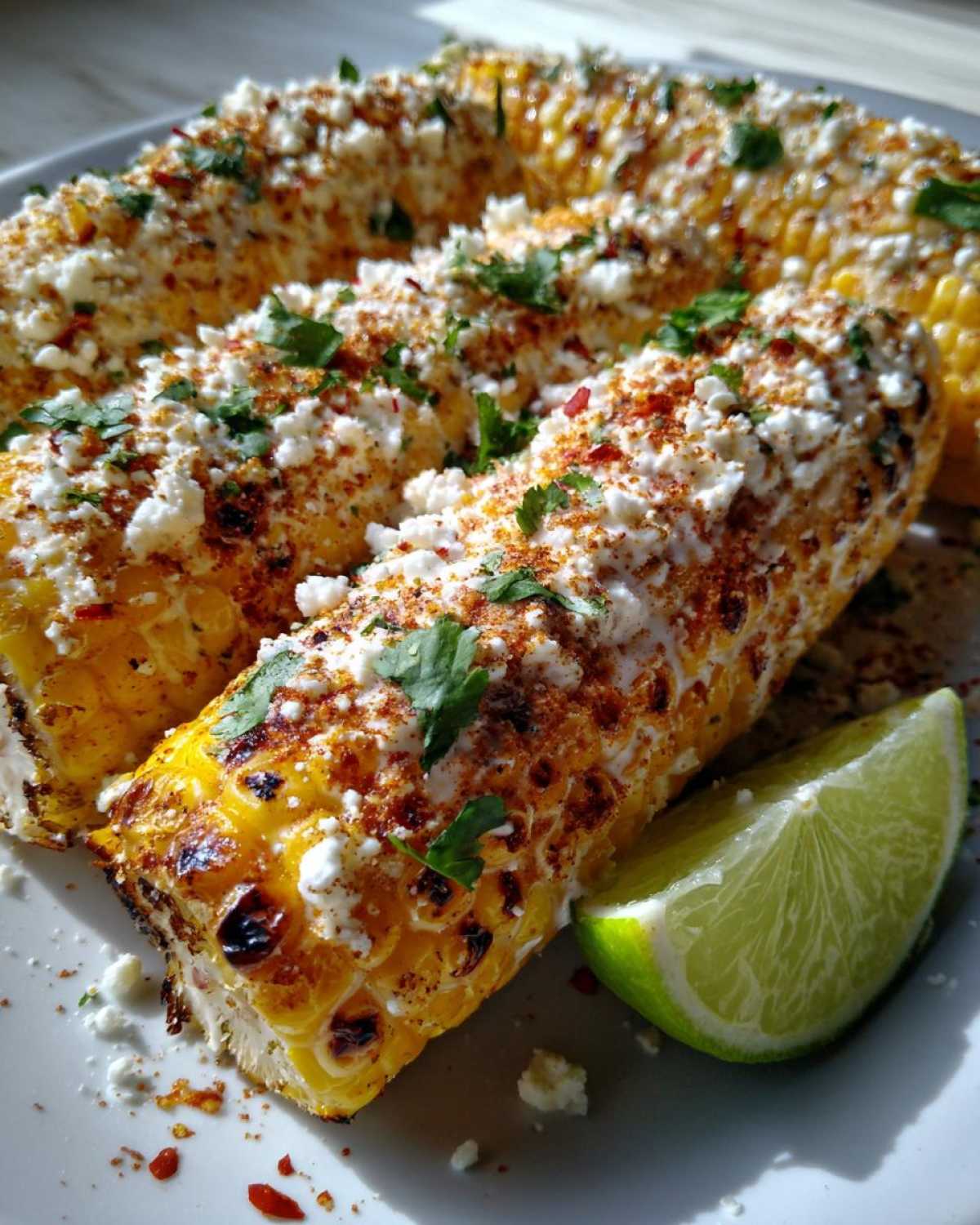 Mexican street corn garnish - detail 4