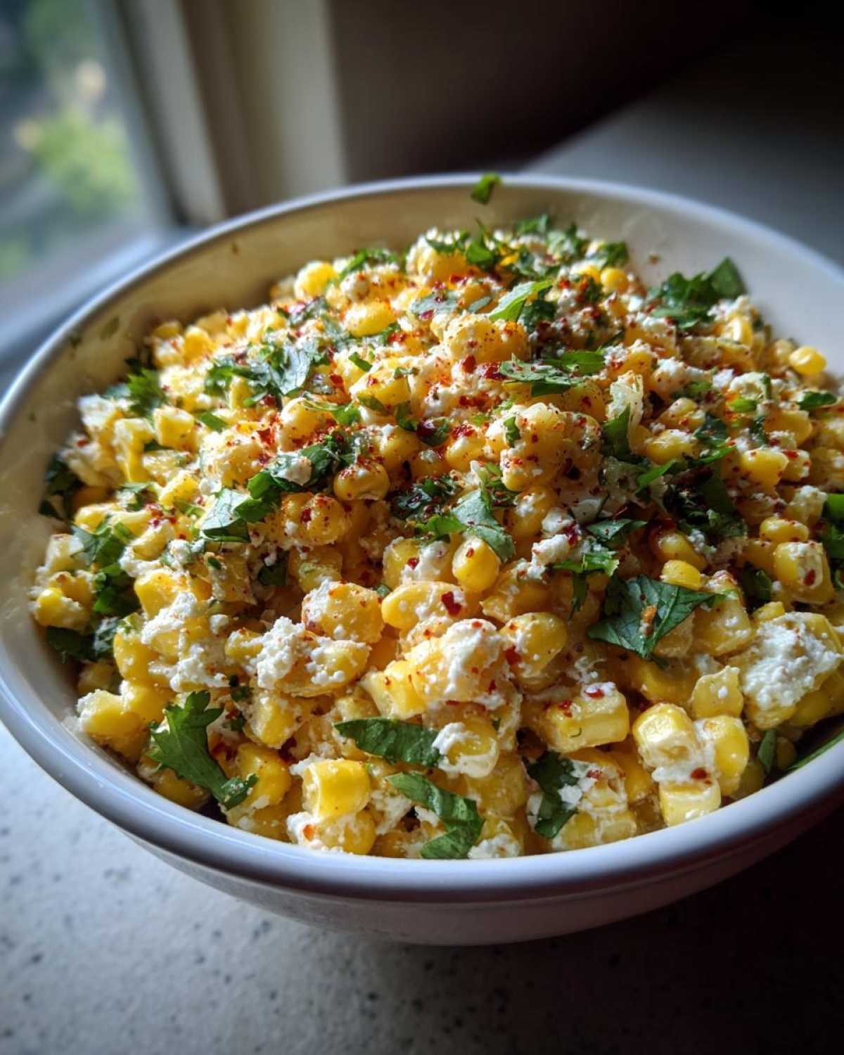 Mexican street corn salad - detail 1