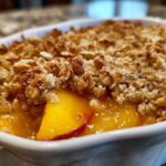Oatmeal Peach Crisp (with Fresh Peaches)