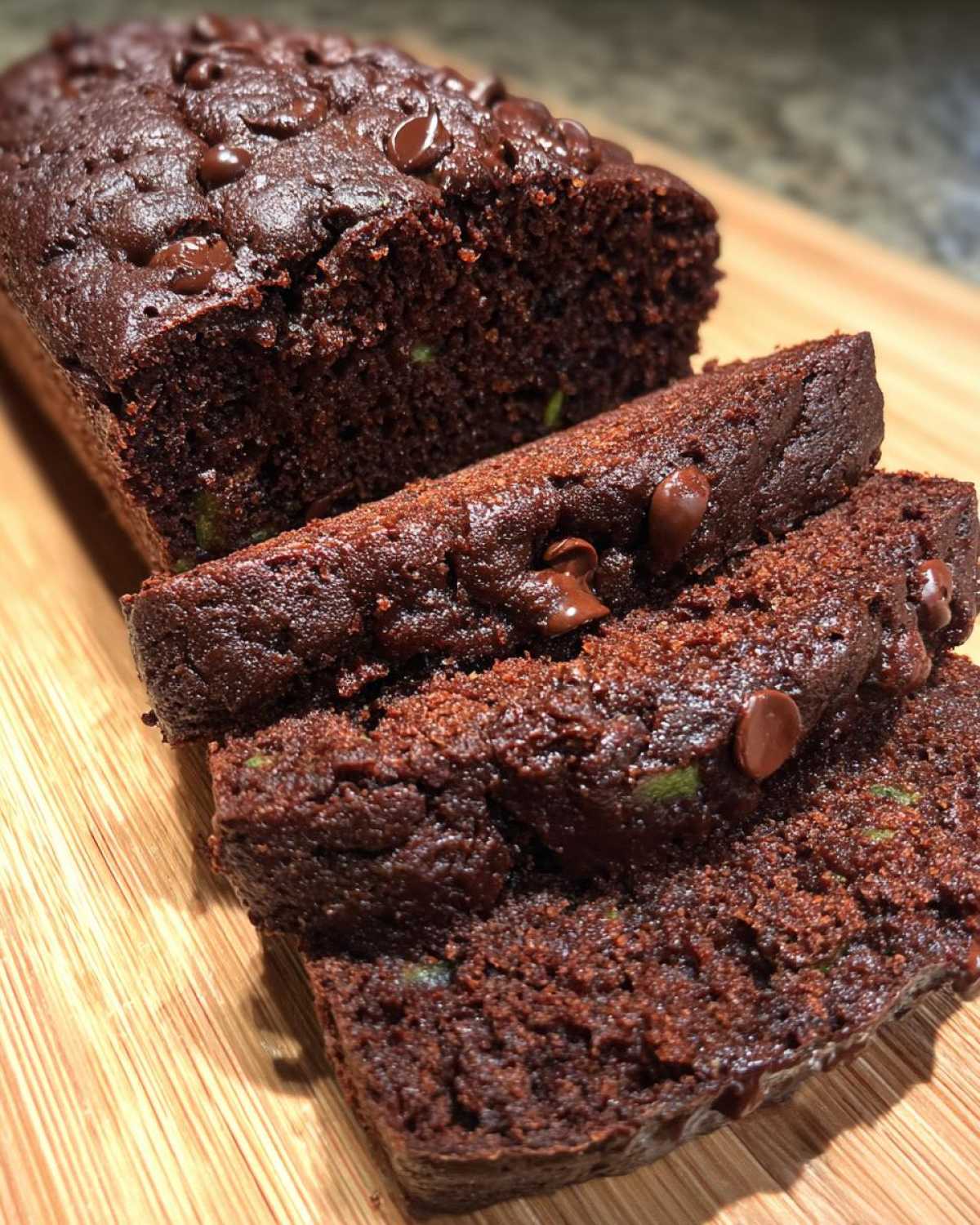 One Bowl Fudgy Chocolate Zucchini Bread Easy - detail 1