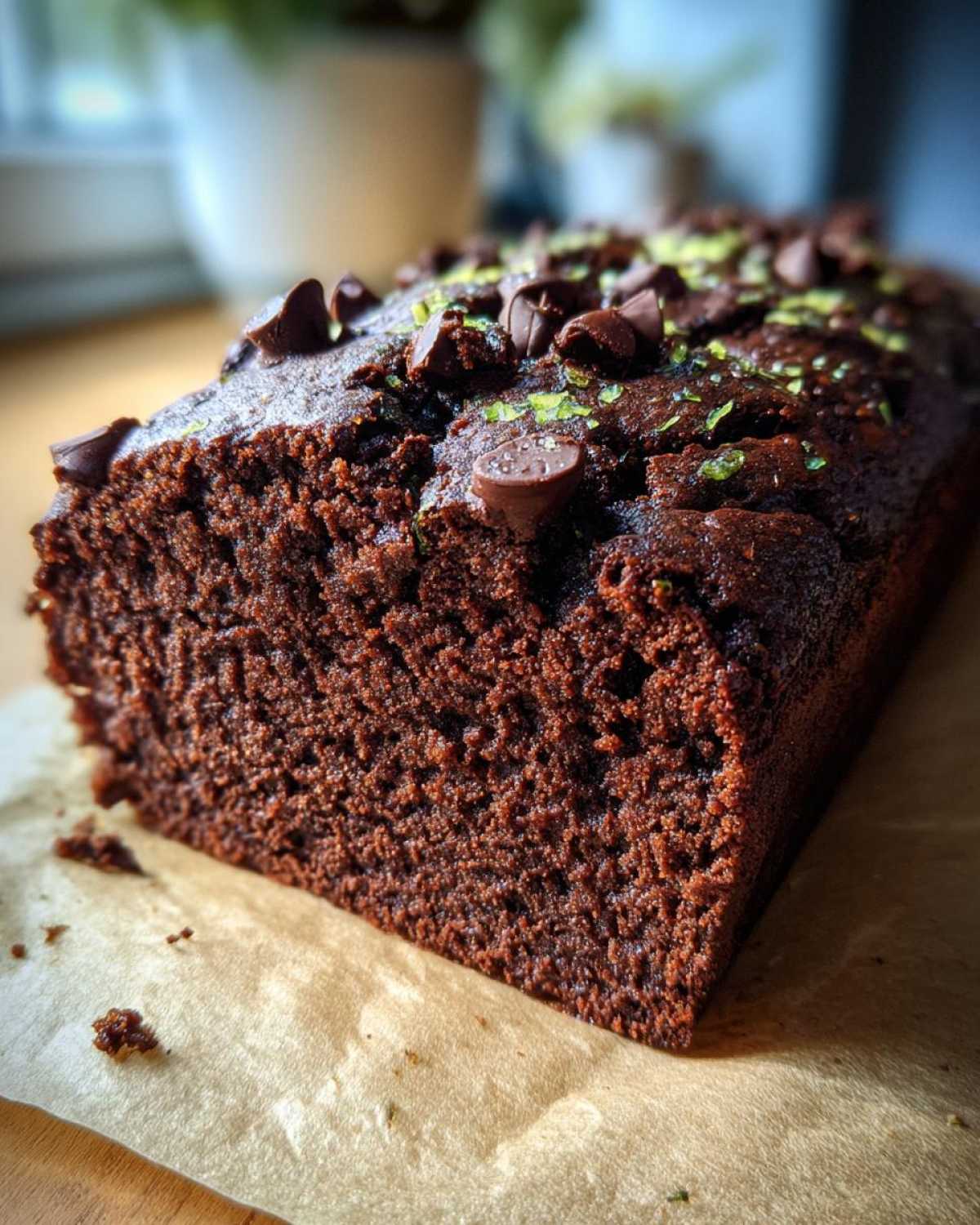 One Bowl Fudgy Chocolate Zucchini Bread Easy - detail 2