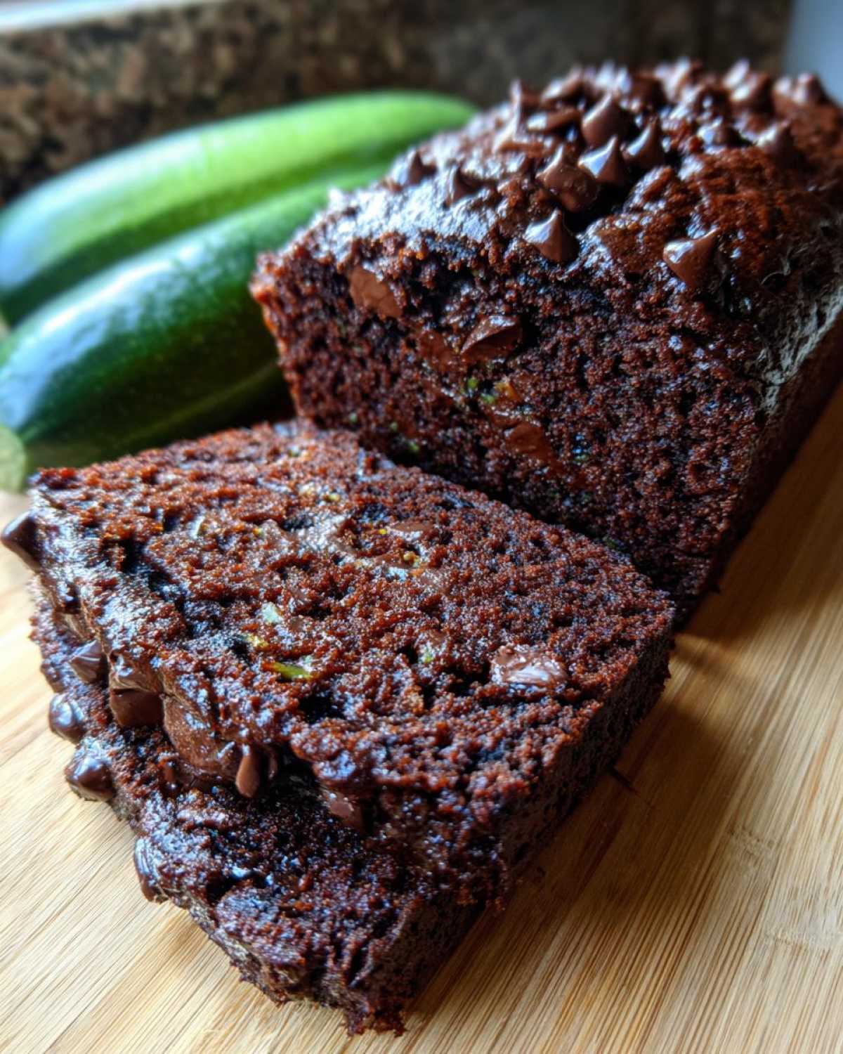 One Bowl Fudgy Chocolate Zucchini Bread Easy - detail 3