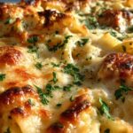 One-Pan Chicken Alfredo Pasta Bake
